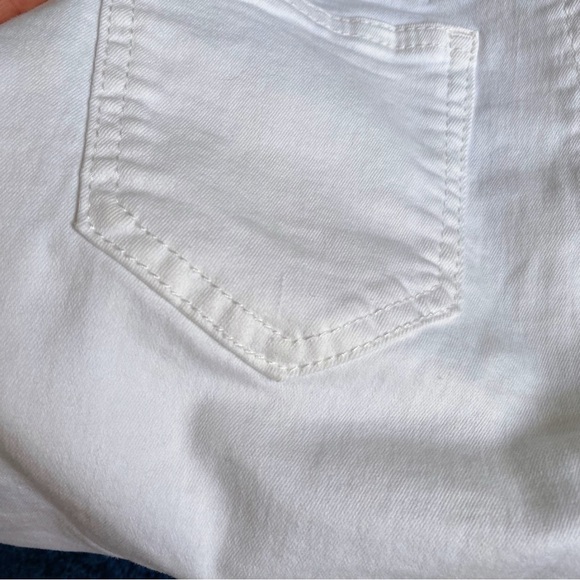 π MISS BON WHITE COTTON HIGH WAIST JEAN SHORTS! - Picture 11 of 12